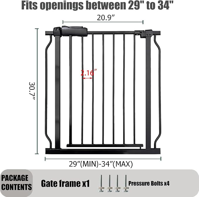 29-34 Inch Baby & Pet Gate - Image 2