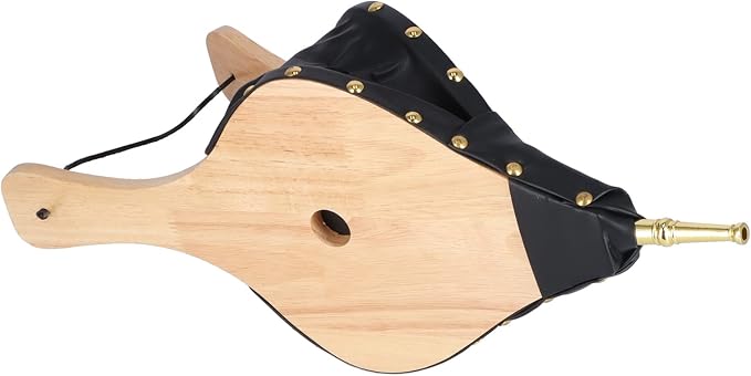 Wood Bellows Blower Fireplace, Wooden Air Blower - Image 4