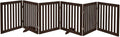 unipaws 120" Extra Wide Pet Gate, Free Standing Dog Gate by unipaws