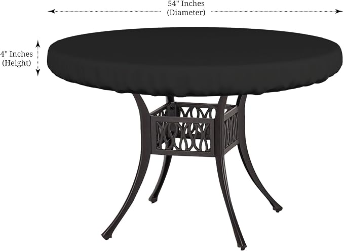 Covers & All Round Table Top Cover, 18 Oz Heavy Duty Waterproof UV & Weather - Image 2
