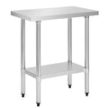 Stainless Steel Work Table 18 x 30 Inch, NSF Commercial Prep Table by OKEYOLIVE