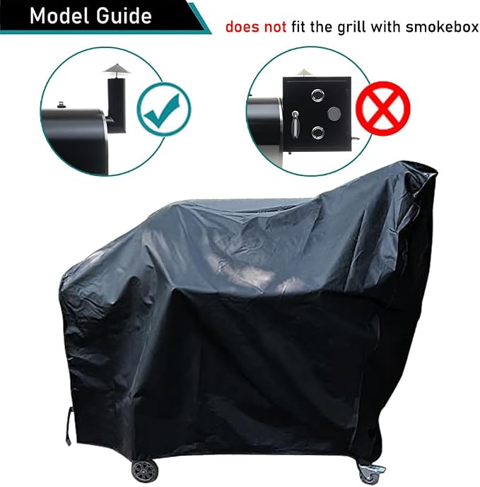 ZJYWSCH Grill Cover for RecTec Flagship 1100 1600 RT-700 RT-1250 RT-680 Wood - Image 3