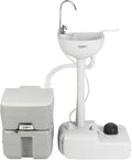 VINGLI Upgraded Portable Sink and Toilet Combo| Self-contained 5 Gal Hand by VINGLI