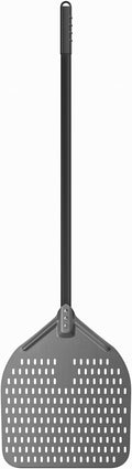 G.a HOMEFAVOR 14" x 17" Perforated Pizza Peel 49 Inch overall, Rectangular by GaHOMEFAVOR