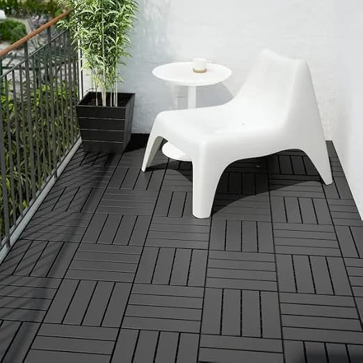 36 sq. ft Plastic Interlocking Deck Tiles, 36 Pack, Patio Floor Decking Tiles - Image 8