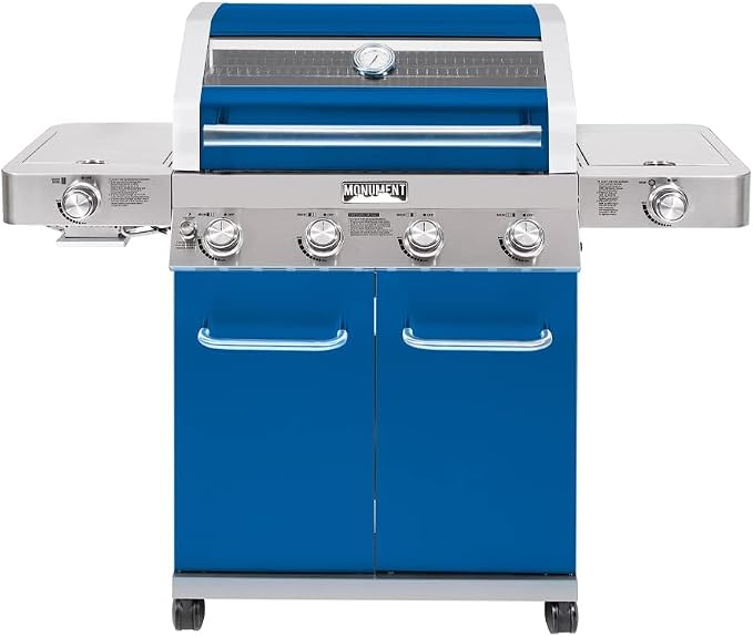 Monument Grills Stainless Steel 4 Burner Propane Gas Grill by MonumentGrills