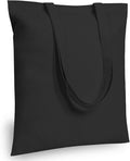 TOPDesign 12-Pack Economical 16"x15" Black Cotton Tote Bag, Lightweight Medium by TOPDesign