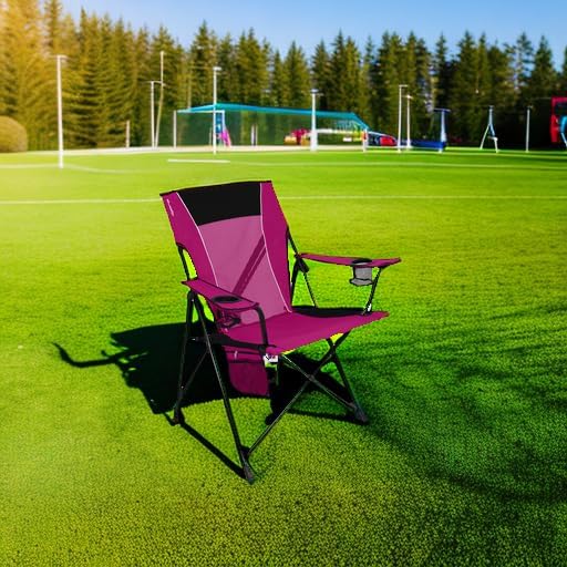 Folding Camping Chair with Dual Lock, Hanami Pink Polyester