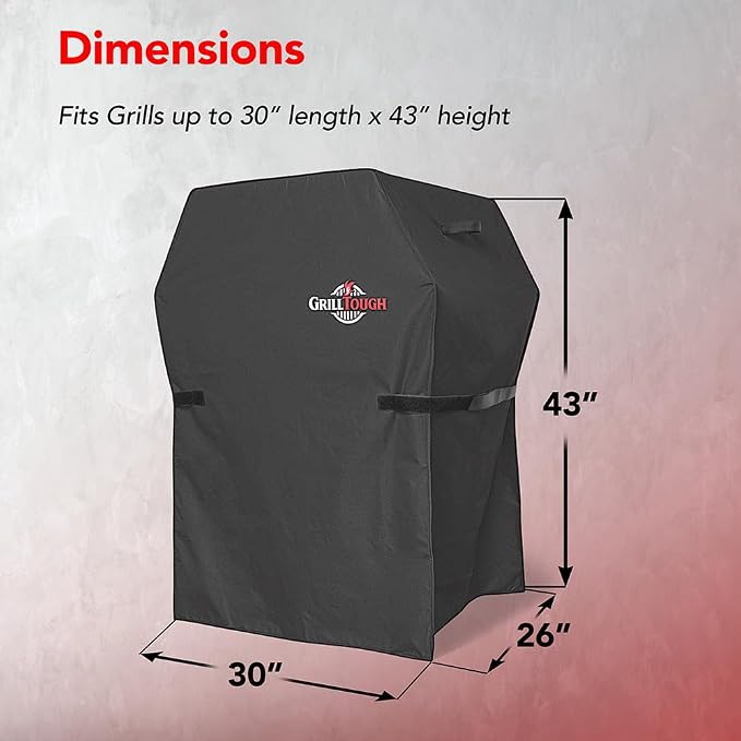Heavy Duty BBQ Grill Cover for Outdoor Grill, 30 Inch – Waterproof, Weather - Image 2