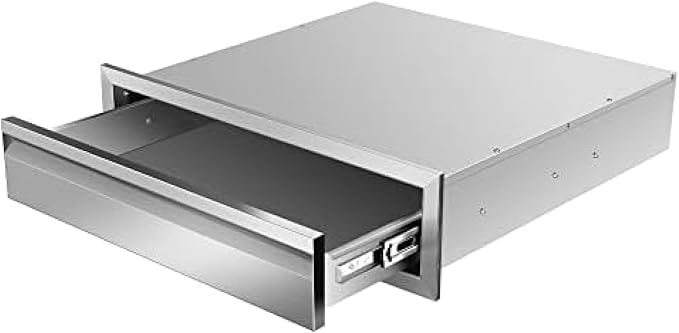 Outdoor Kitchen Drawers, Box Frame Style Flush Mount BBQ Drawer w/Stainless - Image 7