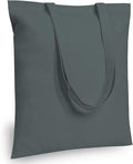 TOPDesign 24-Pack Economical 16"x15" Grey Cotton Tote Bag, Lightweight Medium by TOPDesign