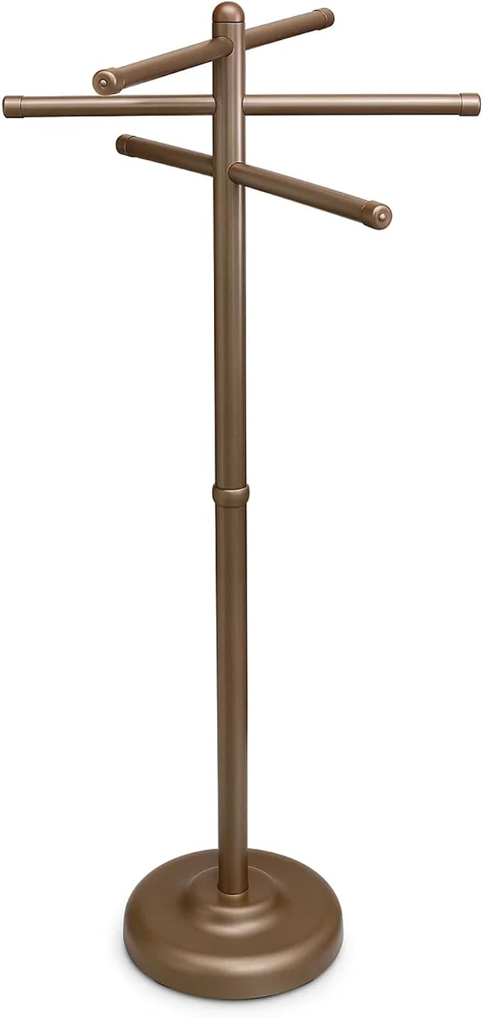 Portable Pool Towel Rack – Rustproof PVC Bars Portable Outdoor Towel Drying - Image 2