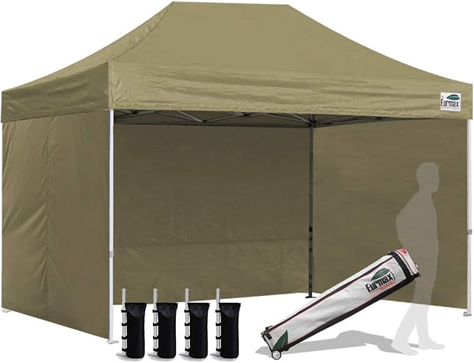 Eurmax USA 8'x12' Pop-up Canopy Tent Commercial Instant Canopies by Eurmax