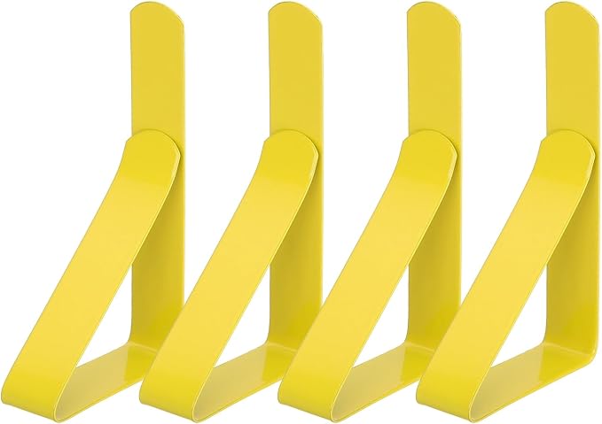 uxcell 4 Pack Tablecloth Clips, Stainless Steel Table Cloth Cover Clamps by uxcell