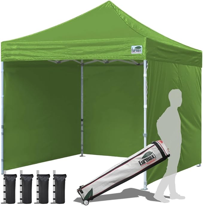 Eurmax USA 10'x10' Pop-up Canopy Tent Commercial Instant Canopies by Eurmax