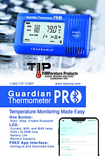 Guardian Thermometer PRO Bluetooth Temperature Data Logger, Internal - Image 3