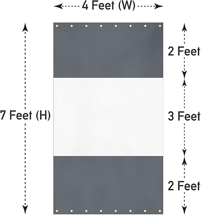 Covers & All Outdoor Clear Panel Curtain, 12 oz Vinyl Outdoor Curtains - Image 2