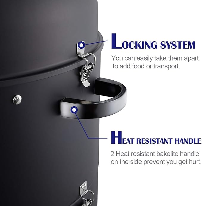 Realcook Charcoal BBQ Smoker Grill - Image 6