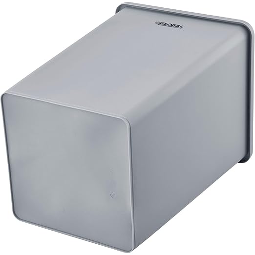 Global Industrial Square Plastic Garbage Can, 35 Gallon Capacity, - Image 4
