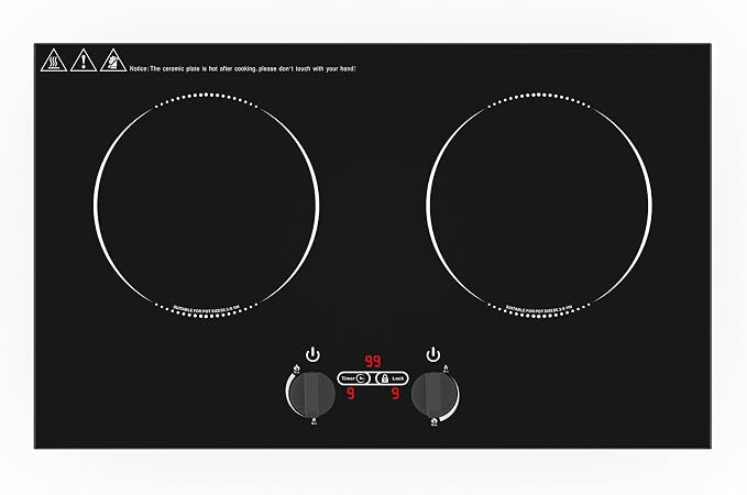 VBGK Induction Cooktop, 110V 4000W Countertop burners by VBGKElectricCooktopandInductionCooktop