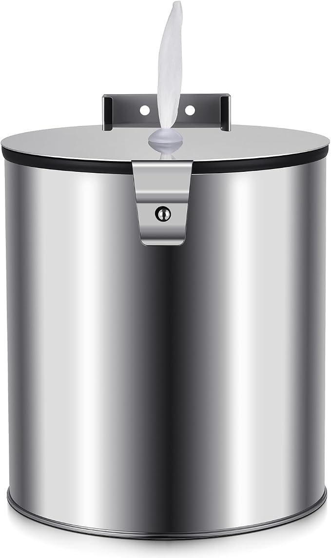 Zonon Stainless Steel Wall Mount Disinfectant Wipe Dispenser Fits Sanitizing by Zonon