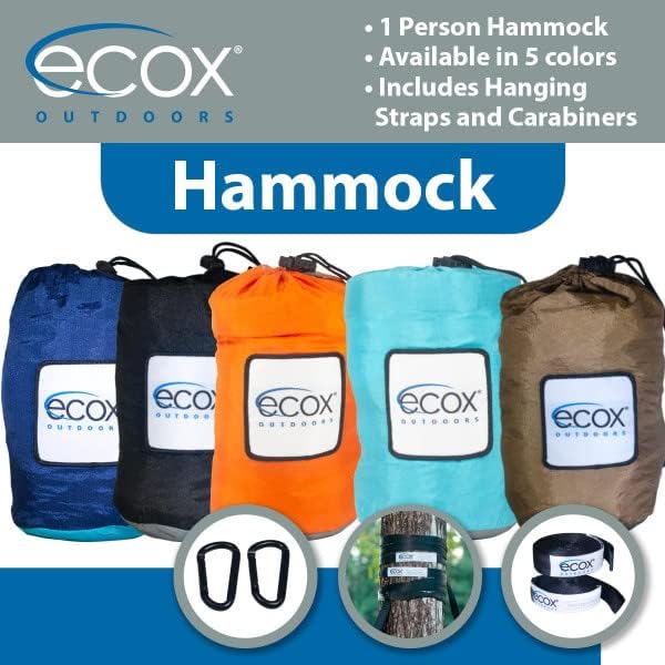 ecox Outdoors Parachute Hammock Single - Image 4