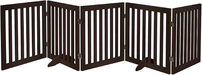 unipaws 24”H Free Standing Pet Gate by unipaws