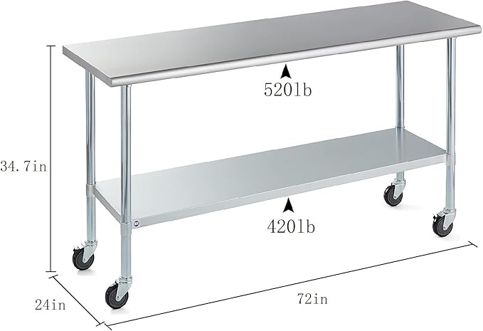 ROCKPOINT Stainless Steel Table - Image 4