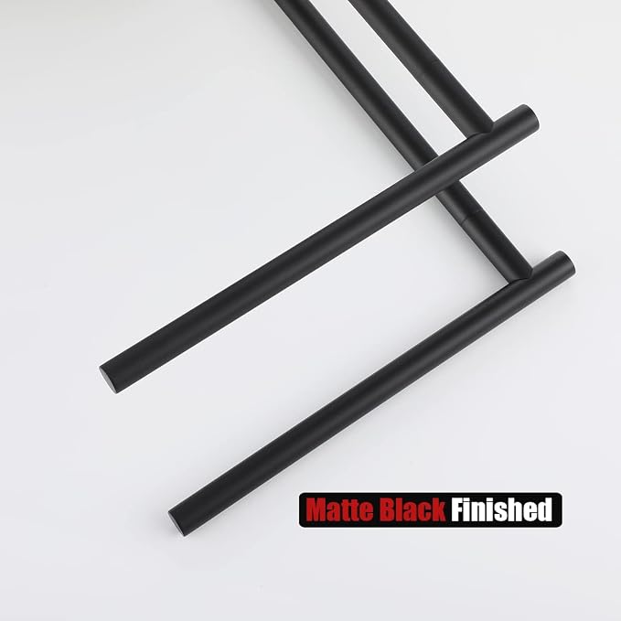 JQK Hand Towel Holder Stand Black, Modern Tree Rack Free Standing - Image 7