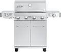 Monument Grills 4+2 Burner 72, 000 BTUs Propane Gas Grill 700 sq.in. Stainless by MonumentGrills