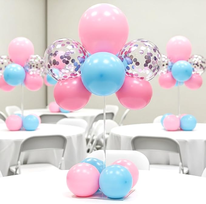 Reusable Acrylic Balloon Stand Kit – Heavy Duty Tabletop Display - Image 7