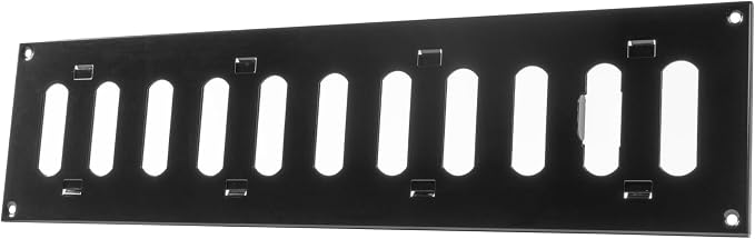 Vent Systems 16'' x 4'' Inch Black Metal Air Vent Cover by VentSystems