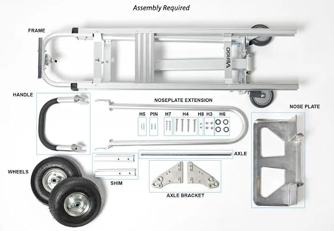 Vergo Industrial Convertible Hand Truck - Image 9