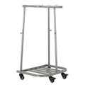 4-Wheel Trash Bag Holder, Outdoor Metal Leaf Bag Holder Stand, Garbage Bag by Unknown