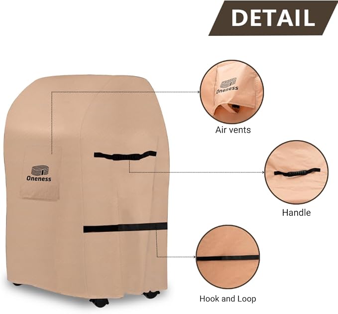 Oneness 32 inch Waterproof Weather Resistant BBQ Gas Grill Cover - Image 3