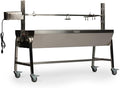 Ash & Ember 25W Stainless Steel BBQ Rotisserie Grill, 4 RPM Rotation Speed by TitanGreatOutdoors