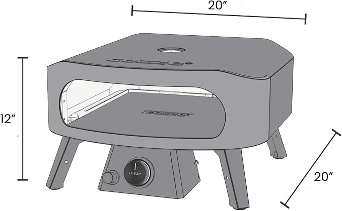 13" Classic Portable Outdoor Pizza Oven - Image 7