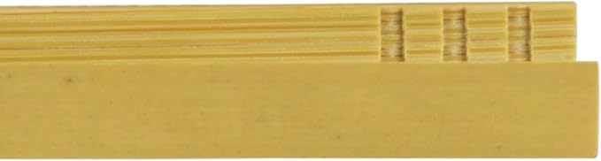 Small Japanese-Made Bent Bamboo Tongs, Natural, 3.93 in