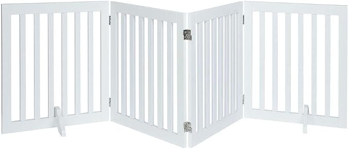 unipaws 24”H Free Standing Pet Gate by unipaws
