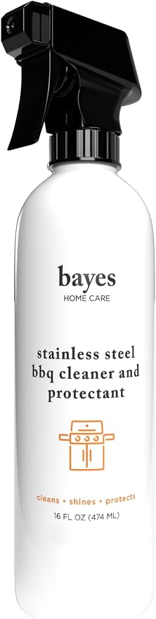 Bayes High-Performance Stainless Steel BBQ Exterior Cleaner and Protectant by Bayes
