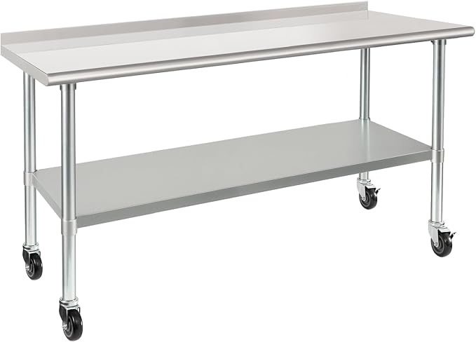 HARDURA Stainless Steel Table 24 x 72 Inches by HARDURA