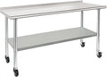 HARDURA Stainless Steel Table 24 x 72 Inches by HARDURA