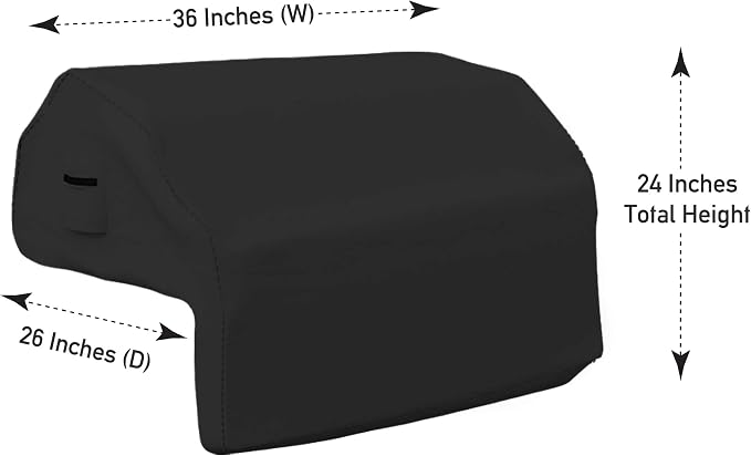 Covers & all Built-in Outdoor Grill Cover, Durable Heavy Duty 18 Oz Waterproof - Image 3