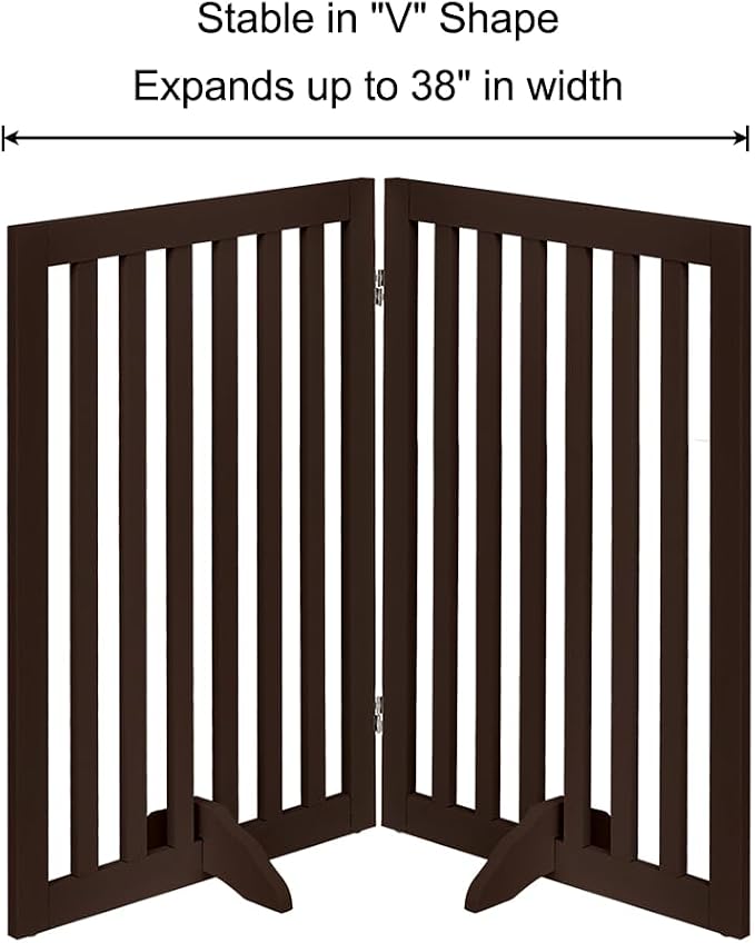 unipaws 36”H Free Standing Pet Gate - Image 6
