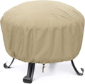 SunPatio Fire Pit Cover 32 Inch, Heavy Duty Waterproof Round Fire Bowl Cover by SunPatio
