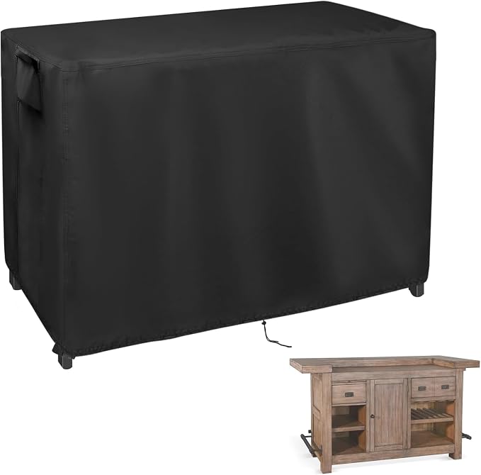 Outdoor Table Cover for Wayfair Gridley 80'' Home Bar, 80inch Bar Table Cover by PatioFurnitureCover