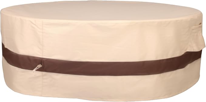 Round Patio Furniture Cover, Heavy Duty and Waterproof by PatioFurnitureCovers