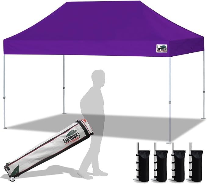 Eurmax USA 10'x15' Pop Up Canopy Tent Commercial Instant Canopies by Eurmax