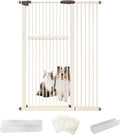 Lumizone Extra Tall Pet Gate 55.12" High Pressure Mounted 42.52"-46.64" Extra by Lumizone