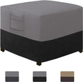 Easy-Going Outdoor Ottoman Cover, Waterproof Patio Ottoman Cover, Heavy Duty by Easy-Going